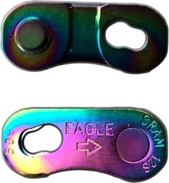 SRAM Eagle PowerLock 12 Speed Chain Connector - Rainbow (50 Pack)