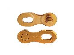 KMC Missing Link 12 Speed Connector - Twin Pack - Ti-N Gold