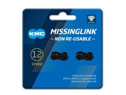 KMC Missing Link DLC12 Speed Connector - Twin Pack - Black -Chains Sales Store 49345 1