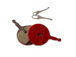 Avid BB5 Organic Steel Disc Brake Pads - Red