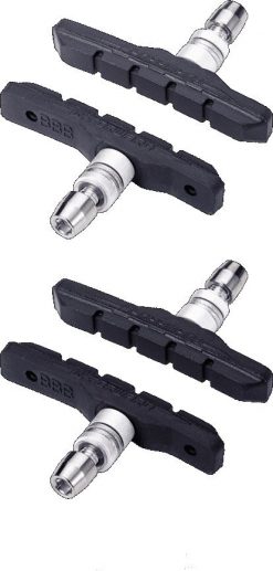 BBB VeeStop Brake Shoes Black (2 Pairs)